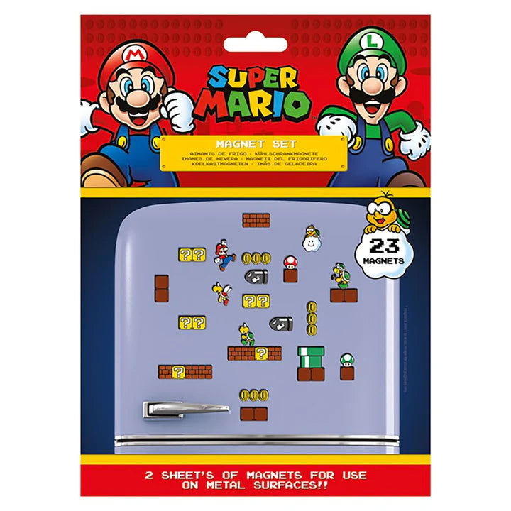 Pyramid Super Mario Magnet Set