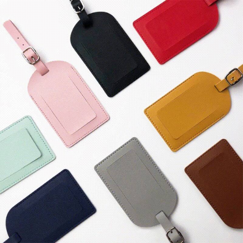 Leather PU Luggage Tag