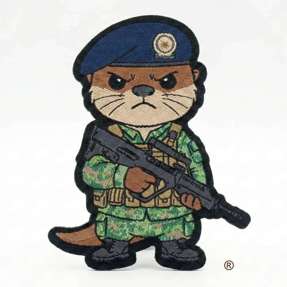 Black Stealth Iron On Patch - Warrant Officer Dobhar-chú™