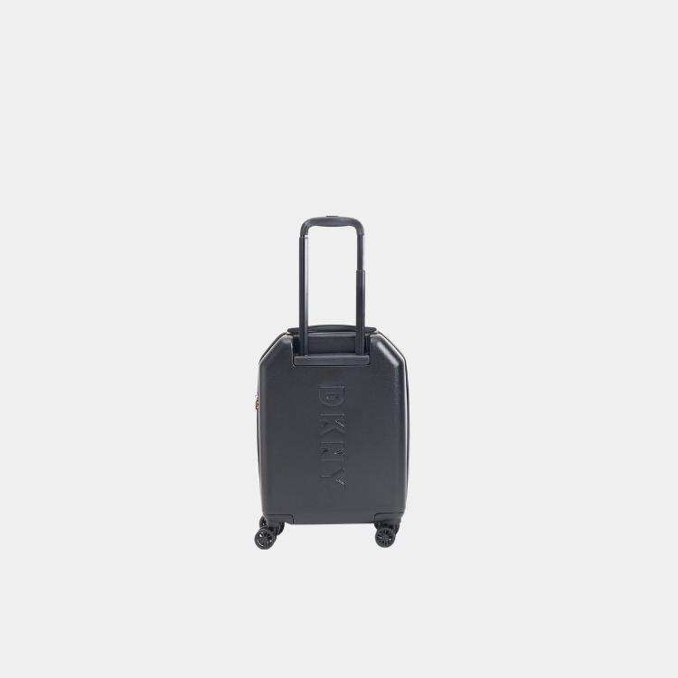 DKNY Quilted Expandable Softside Spinner Luggage in Black | Lyst